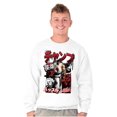 thumbnail image 4 of Retro Kanji Street Fighter Ryu Men Big & Tall Sweatshirt Brisco Brands 5X, 4 of 5