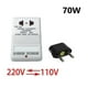 thumbnail image 4 of 70w Step Up Or Down Voltage Converter Transformer 110v/120v To 220v/240v Dual Channel Voltage Converter Adapter Eu Plug, 4 of 5