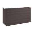 thumbnail image 2 of Arrive 72W x 30D Reception Desk with Drawers in Storm Gray - Engineered Wood, 2 of 8