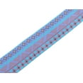 thumbnail image 2 of IBA Indianbeautifulart Blue Aztec Geometric Printed Ribbon&nbsp;Trim&nbsp;9 Yards Velvet Fabric Laces For Crafts Sewing Accessories 3 Inches, 2 of 5