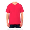 thumbnail image 3 of Playera Fruit of the Loom Para hombre cuello v, algodón sustentable, rojo,  talla CH, 3 of 4