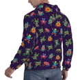 thumbnail image 6 of Kdxio Mexican Frogs Print Mens Casual Hooded Collar Drawstring Hoodies Pullover Sweatshirts Casual Long Sleeve Shirts-3X-Large, 6 of 7