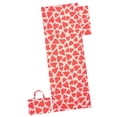 thumbnail image 4 of Funda para silla de playa, funda para tumbona, suave, a rayas, práctica toalla portátil rojo, 4 of 8