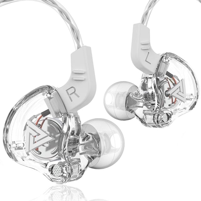 Auriculares estéreo QKZ AK6 Bass Auriculares dinámicos Auriculares con enchufe de 3,5 mm (Blanco) Tmvgtek Para estrenar