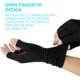thumbnail image 3 of Jumpingount 1 par de guantes de compresión para pantalla táctil, manoplas de doble capa resistentes al desgaste, muñequera de diseño sin dedos para Type3 NO3 Jumpingount AP010465-02B, 3 of 6
