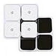 thumbnail image 3 of TENS Unit Pads, 40 Pcs 2x2 Snap Electrodes, Reusable Tens Pads Replacement for EMS Muscle Stimulator, Using 3.5mm Snap Connector, 3 of 4