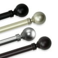 thumbnail image 2 of InStyleDesign  Sphere 1-inch Adjustable Drapery Rod 160-240 inch - 160 to 240 inch Ligh Gold Gold Finish, 2 of 5