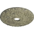 thumbnail image 3 of Ekena Millwork 19 7/8"OD x 3 5/8"ID x 1 1/4"P Spring Leaf Ceiling Medallion (Fits Canopies up to 5 5/8"), Hand-Painted Castle Stone Crackle, 3 of 6