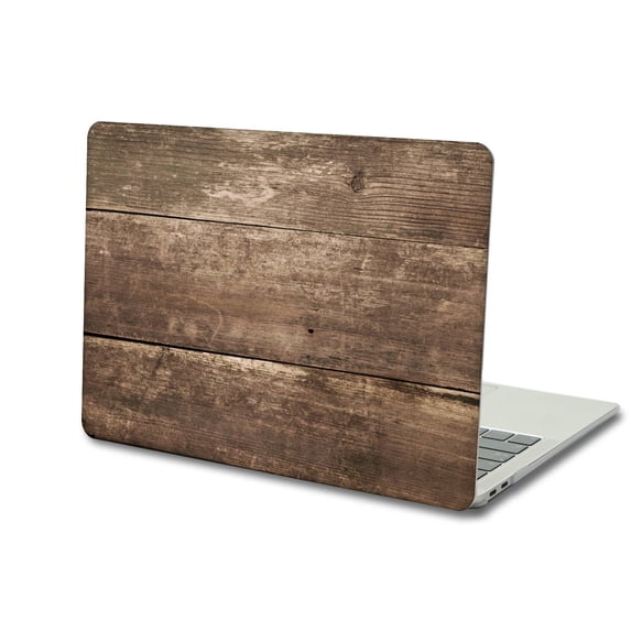 KSK KAISHEK Hard Case Only for 2016 2017 2018 2019 Rel. MacBook Pro 15 inchs Retina Display Touch ID Model: A1990/A1707 Wood grain 40_2