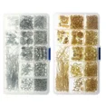 thumbnail image 2 of 2000x Jewelry Making Supplies Kit Earring Findings Beading Repair Tool DIY Craft, 2 of 5
