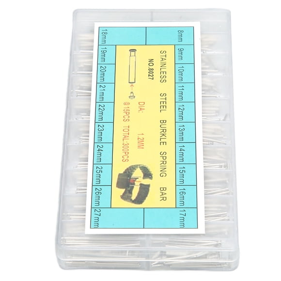 300 Uds correa de reloj barra de resorte correa de reloj profesional de acero inoxidable accesorio de Pin de enlace para relojero