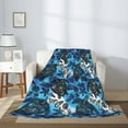 thumbnail image 2 of Sikiie Turtle，Shell Algae Starfish Coral Cozy Flannel Fleece Throw Blanket: Lightweight & Thick for All Seasons - Perfect for Women, Men, & Kids"80"x60", 2 of 6