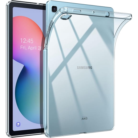 for Samsung Galaxy Tab S6 Lite Clear Case 2024/2022/2020, Slim & Lightweight TPU Transparent Back Protective Cover for All-New Galaxy Tab S6 Lite 10.4 inch Tablet, Clear