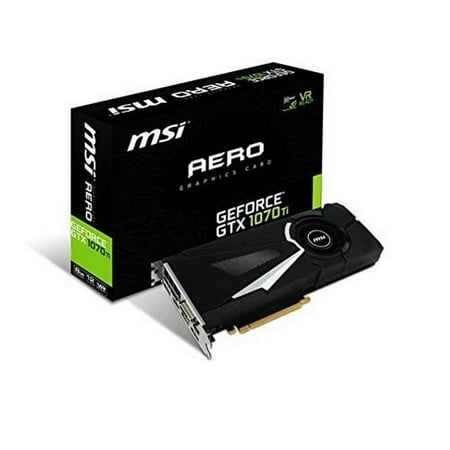 MSI GeForce GTX 1070 Ti Aero 8GB GDDR5 Graphics Card PCI Express HDCP Ready SLI Support ATX Video Card GTX 1070 TI AERO 8G + $20 MIR