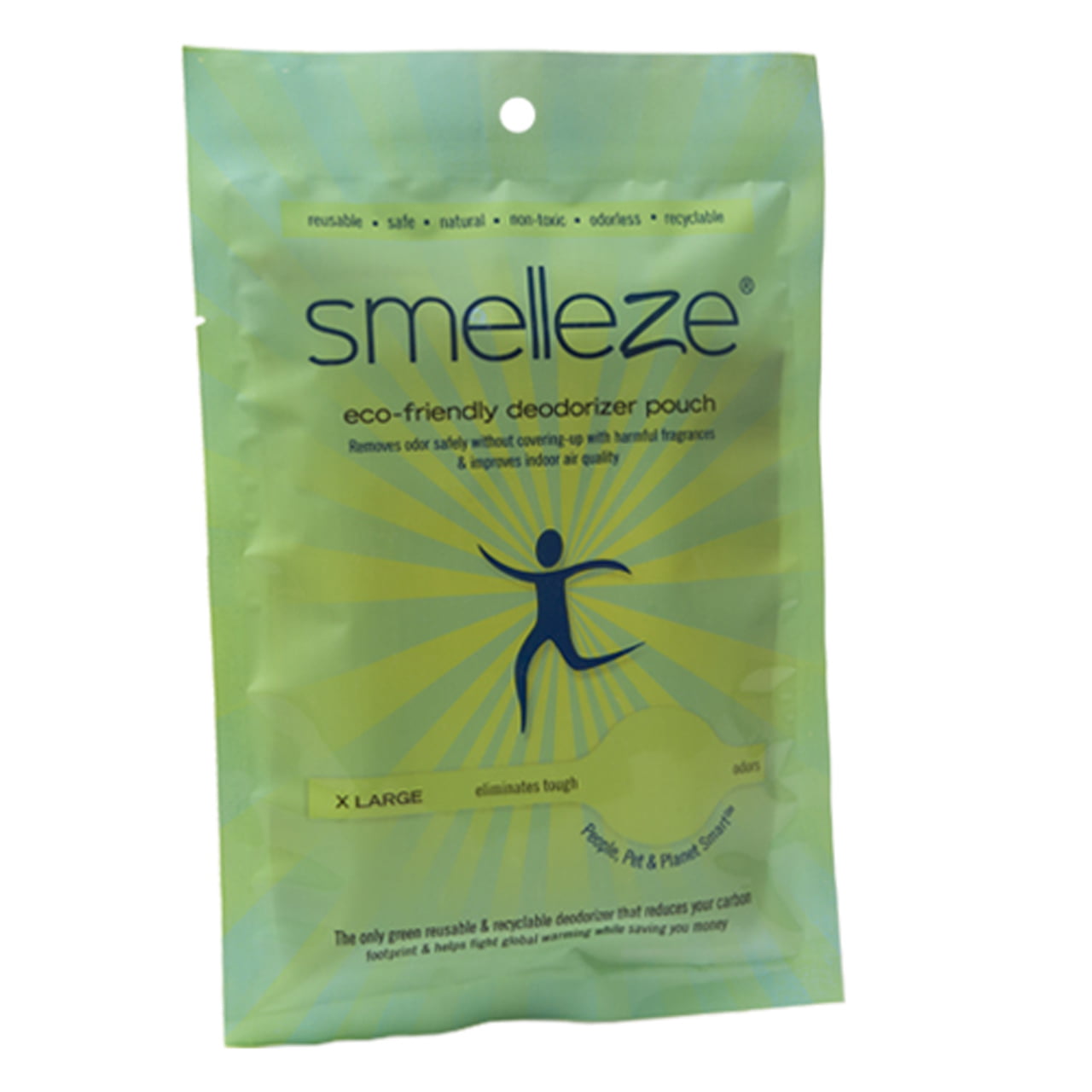 Rid Odor in 300 Sq SMELLEZE Reusable Hospital Smell Removal Deodorizer Ft. 