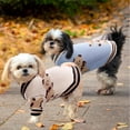 thumbnail image 7 of Small Dog Sweaters Cute Bear Dog Cardigans Clothes for Small Medium Dogs Boy Girl Puppy Cat Knitting Cardigan Outfits Dog Winter Coats Warm Pet Dog Clothes Soft Knitwear Apparel (Beige,L), 7 of 7