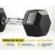thumbnail image 3 of Mancuerna Pesa Hexagonal Cromada 30 Libras 13.60 kg Agarre Antideslizante Fitness, 3 of 5