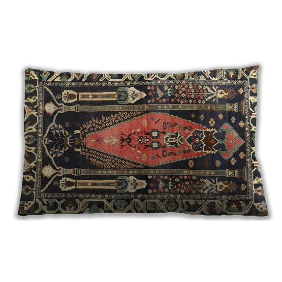 Ahgly Company Indoor Rectangular Traditional Lumbar Throw Pillow, 13 inch by 19 inch