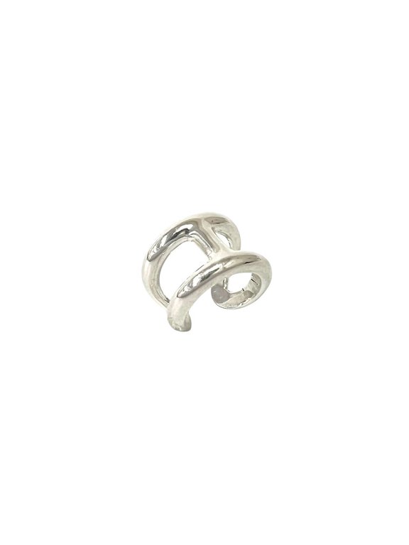 Pre-Owned HERMES Osmo's GM Ring, Sterling Silver 925, Size #51, Accessory, Item Number 45472
