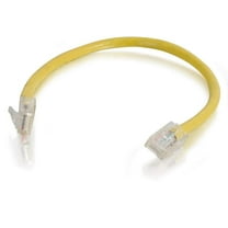 C2G 22682 Cat5E Non-Booted Unshielded (UTP) Network Patch Cable, Yellow (5 Feet/1.52 Meters)