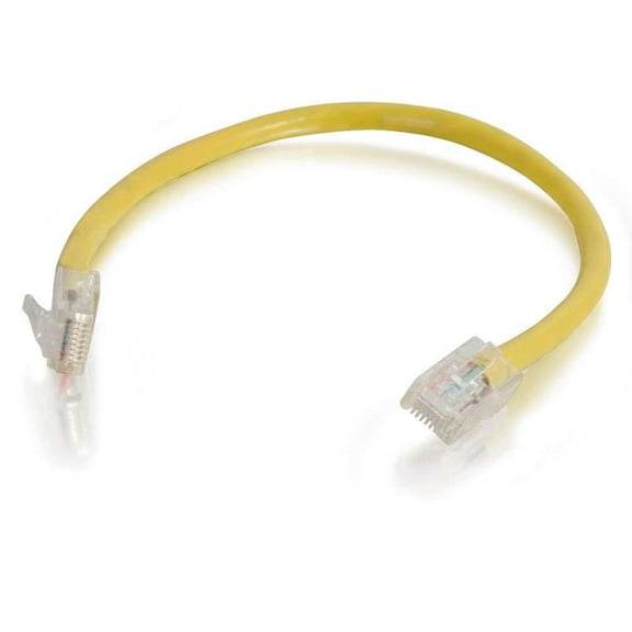 C2G 22682 Cat5E Non-Booted Unshielded (UTP) Network Patch Cable, Yellow (5 Feet/1.52 Meters)
