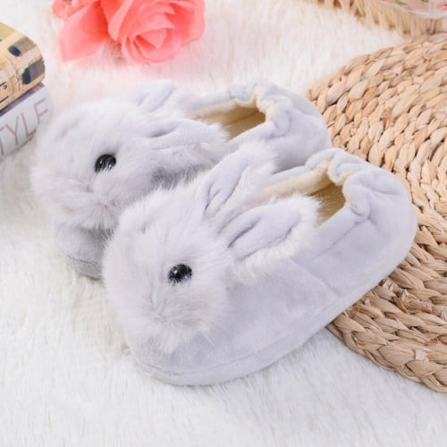 Amazon.com | Classic Bunny Slippers - Plush Rabbit Animal Slippers -  (Small) | Slippers