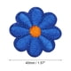 thumbnail image 2 of Parche de flores de Uxcell para planchar, bordado, parche de flores para reparación de ropa, mochila 3.54x3.54" 30 Pcs Azul oscuro, 2 of 7