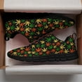 thumbnail image 3 of Marijuana Leaf Shoes for Men Women Casual Running Walking Tennis Sneakers Gifts for Marijuana Lover Black Size 4.5, 3 of 5