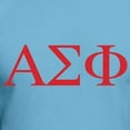 thumbnail image 3 of CafePress - Alpha Sigma Phi Greek Letters Cardinal T Shirt - Fitted T-Shirt, Vintage Fit Soft Cotton Tee, 3 of 4