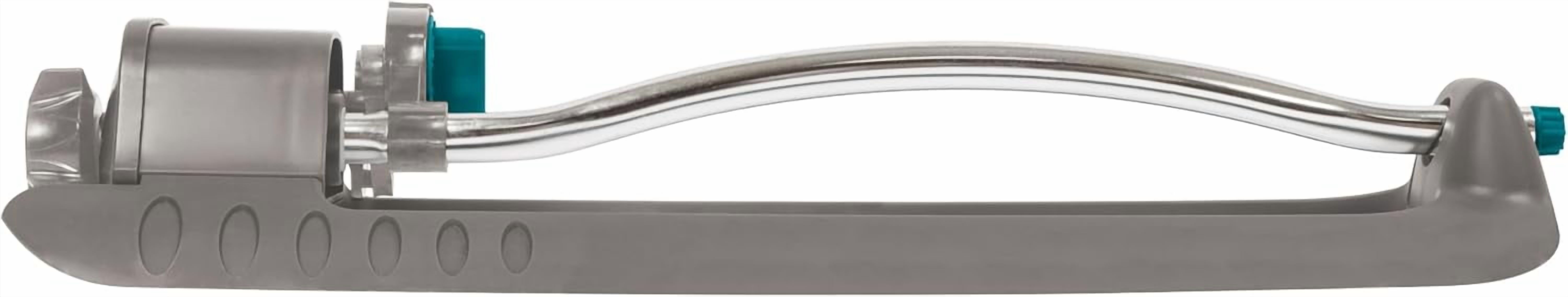 Adjustable Rectangular Lawn Sprinkler, Water Sprinkler for Large Area Coverage, Hose Sprinkler for Lawn and Garden, Gray