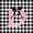 Pink Black D, variant on Catabedysis Black Checkered Pattern King Sheets,Personalized Letter F Bedding For Girls,4pcs,1 Flat Sheet, 1 Fitted Sheet and 2 Pillowcases