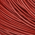 thumbnail image 2 of U8MO 109 yds Red Round Cowhide Leather String Cord Jewelry Bracelet Cord Thread 2mm, 2 of 8