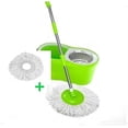 thumbnail image 1 of Trapeador con Exprimidor Automático Practiksa Spin Mop Cubeta Color Verde, 1 of 2