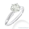 thumbnail image 2 of Round Cut Forever ONE Moissanite 6-Prong Solitaire Engagement Ring in 14k White Gold, 2 of 4