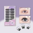 thumbnail image 1 of Segmented Glue Free False Eyelashes No Glue Needed Waterproof Remover-Free Beginner Friendly, 1 of 1