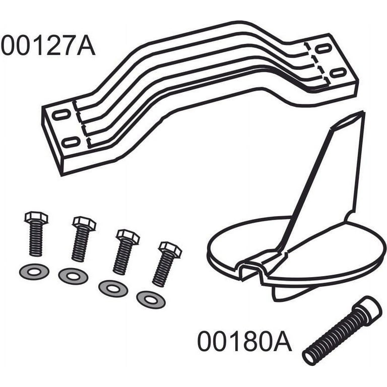 Complete Aluminum Anode Kit Fits Yamaha 200-250 Hp 4 Stroke 