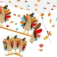 thumbnail image 6 of Steadline Thanksgiving Disposable Tablecloth With Maple Leaf Pumpkin Pattern For Seasonal Party Decor And Dining Table Setup With Waterproof Material, 6 of 6