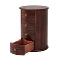 thumbnail image 4 of Topcobe Wood End Table, Round Side Table With 4 Drawers, Small Side Table, End Tables Living Room, 4 of 6