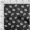 thumbnail image 2 of oneOone Polyester Spandex Gray Fabric Floral Retro Sewing Craft Projects Fabric Prints By Yard 56 Inch Wide, 2 of 5