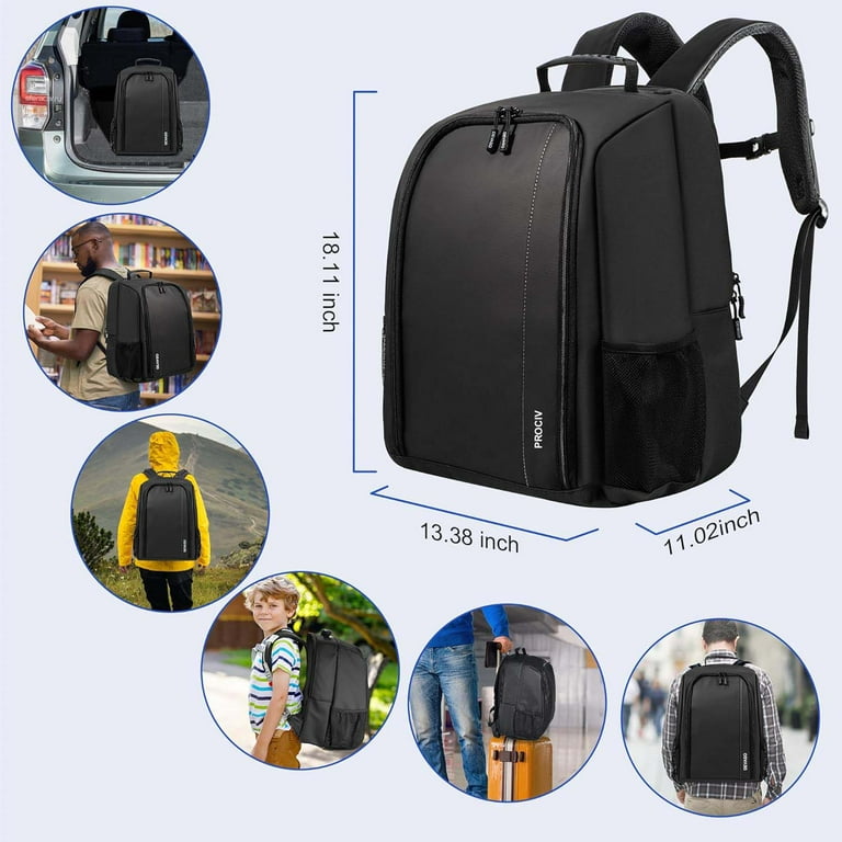 Backpack for PS5 & PSVR2, 2-IN-1 Large Travel Bag for Playstation