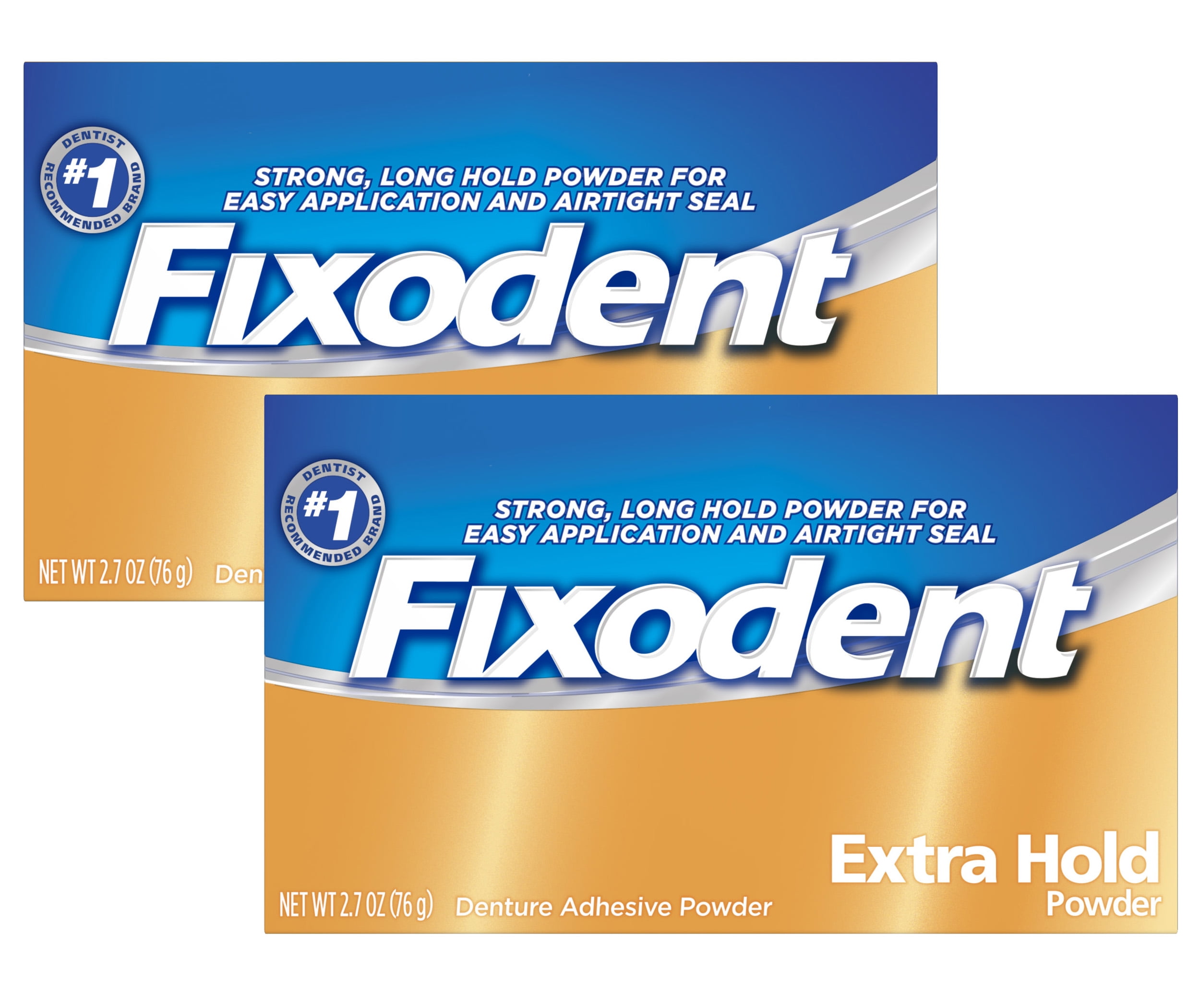 FIXODENT DENTAL ADHESIVE POWDER EXTRA HOLD 4-6-1.6 OUNCE – Medcare