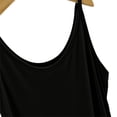 thumbnail image 6 of Yubnlvae Women's Basic Modal Tank Top – Seamless Stretchy Camisole, Lightweight Layering Piece for Dresses, Cardigans & Casual Wear (Black | 3XL), 6 of 6