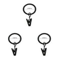 thumbnail image 2 of Inteprter 10 Pieces Window Curtains Hanging Hook with Clamps Replacement Accessory Drape Clips for Household Living Room Office Type1, 2 of 6