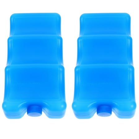 HEMOTON 2 pcs Breastmilk Bottle Reusable Ice Packs Lunch Boxes Freezer Packs