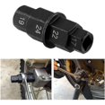 thumbnail image 5 of Motorcycle Tire Pin, Hex Allen Driver Wrench Repair Tool Front Wheel Hub Axle Pin Socket Adapter Tool for 17mm 19mm 22mm 24mm Front Axle, 5 of 5