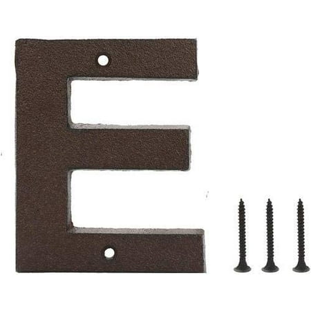 Letter E Black Cast Iron 5 Inch Metal Letters Easy To Read Name Door Sign Canada - Large Black Metal Letters For Wall Letter E Black Cast Iron 5 Inch Metal Letters Easy To Read Name Door Sign Canada - Large Black Metal Letters For Wall