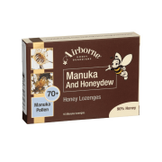 Airborne Honey Manuka 70+ & Honeydew Honey Throat Lozenges, 16 Count