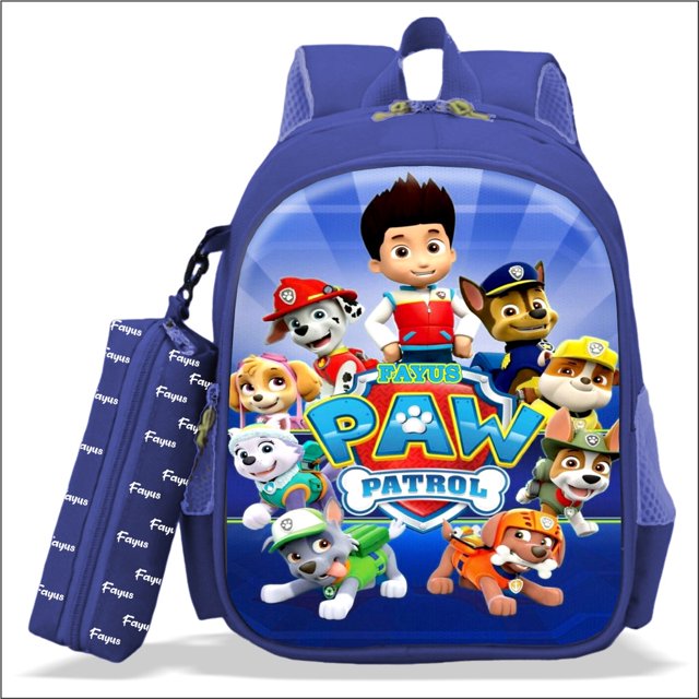 Mochila PREMIUM con personaje de patrulla canina para niños, bolsa escolar 2022, garantía de pago Fayus Kids
