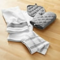 thumbnail image 2 of Mainstays 20-Piece Terry Stripe Kitchen Towel, Dish Cloth, Flour Sack, Oven Mitt, and Pot Holder Set, 2 of 7