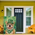 thumbnail image 3 of St Patricks Day Bulldog Garden Flags for Outside 12x18 Inch Double Sided, Pet Me I''m Irish Small Yard Decoration Farmhouse Holiday Outdoor(14135), 3 of 7